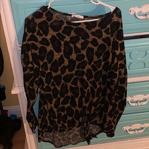 cheetah long sleeve shirt